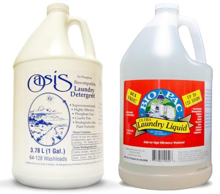 Oasis and Bio-Pac laundry liquids