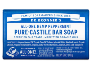 Dr. Bronner's Castile bar soap